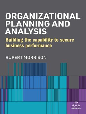 cover image of Organizational Planning and Analysis